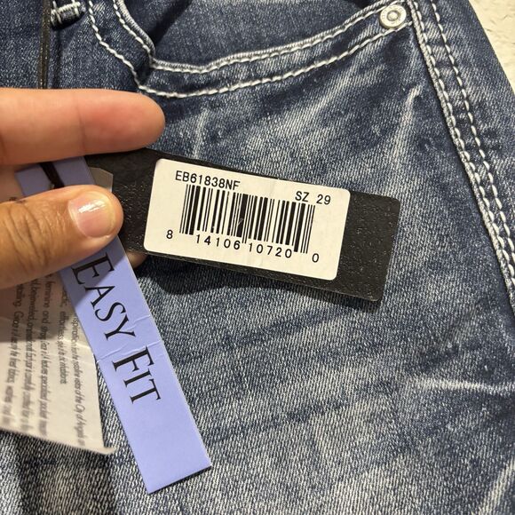 NWT Grace Jeans Womens Size 29 Blue Dark Wash Cotton Stretch Easy Fit Mid Rise - Picture 5 of 13